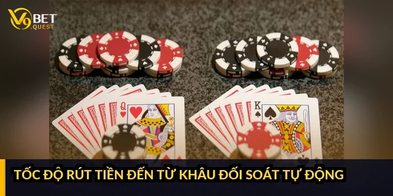 Tốc độ rút tiền đến từ khâu đối soát tự động