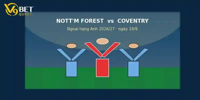 Soi kèo Nottingham Forest vs Coventry City ngày 19/9